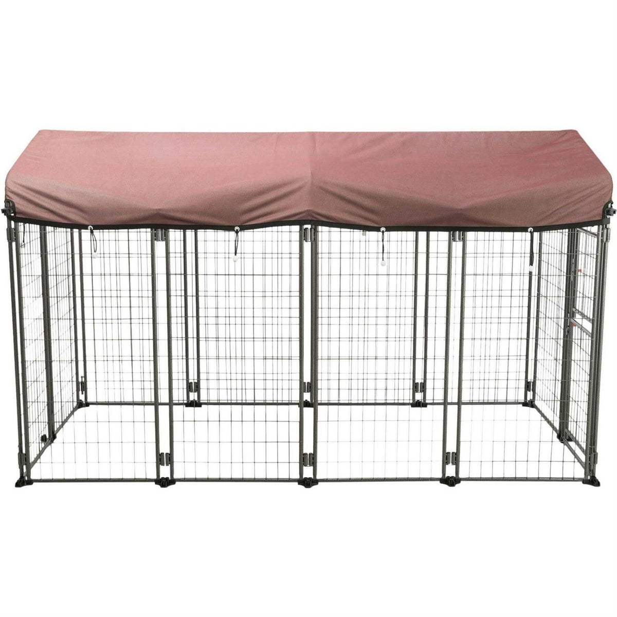 Outdoor Dog Kennel with Cover V448