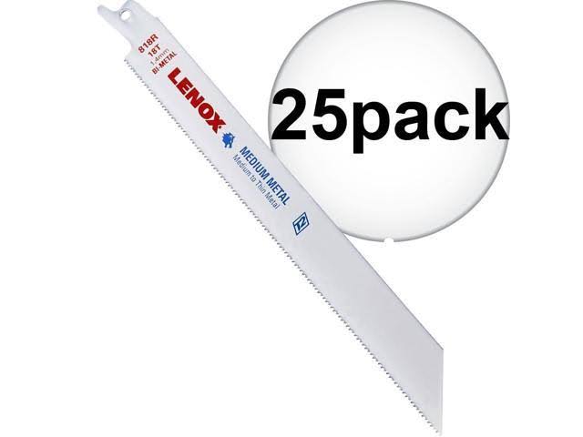 8 in. Bi-Metal Reciprocating Saw Blade 18 TPI 25 Pk S2776