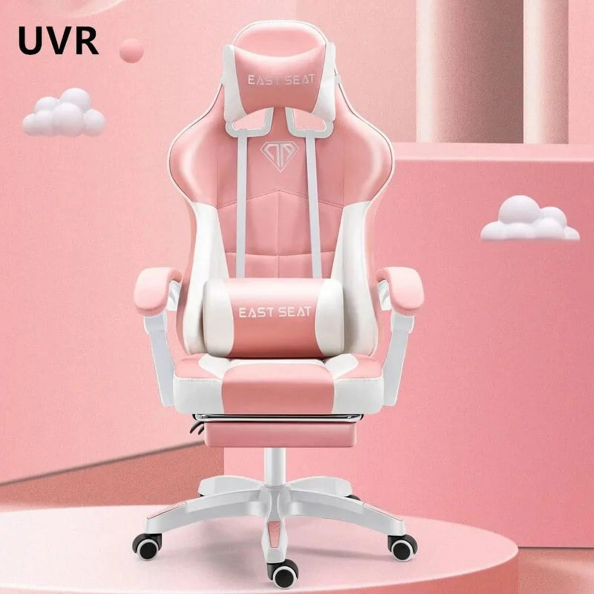 Ergonomic Reclining Leather Gaming Chair C97291