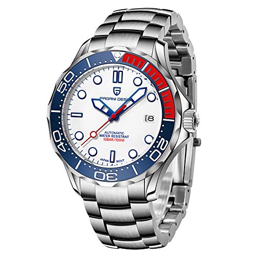 Stainless Steel Automatic Diving Watch with Ceramic Bezel X405