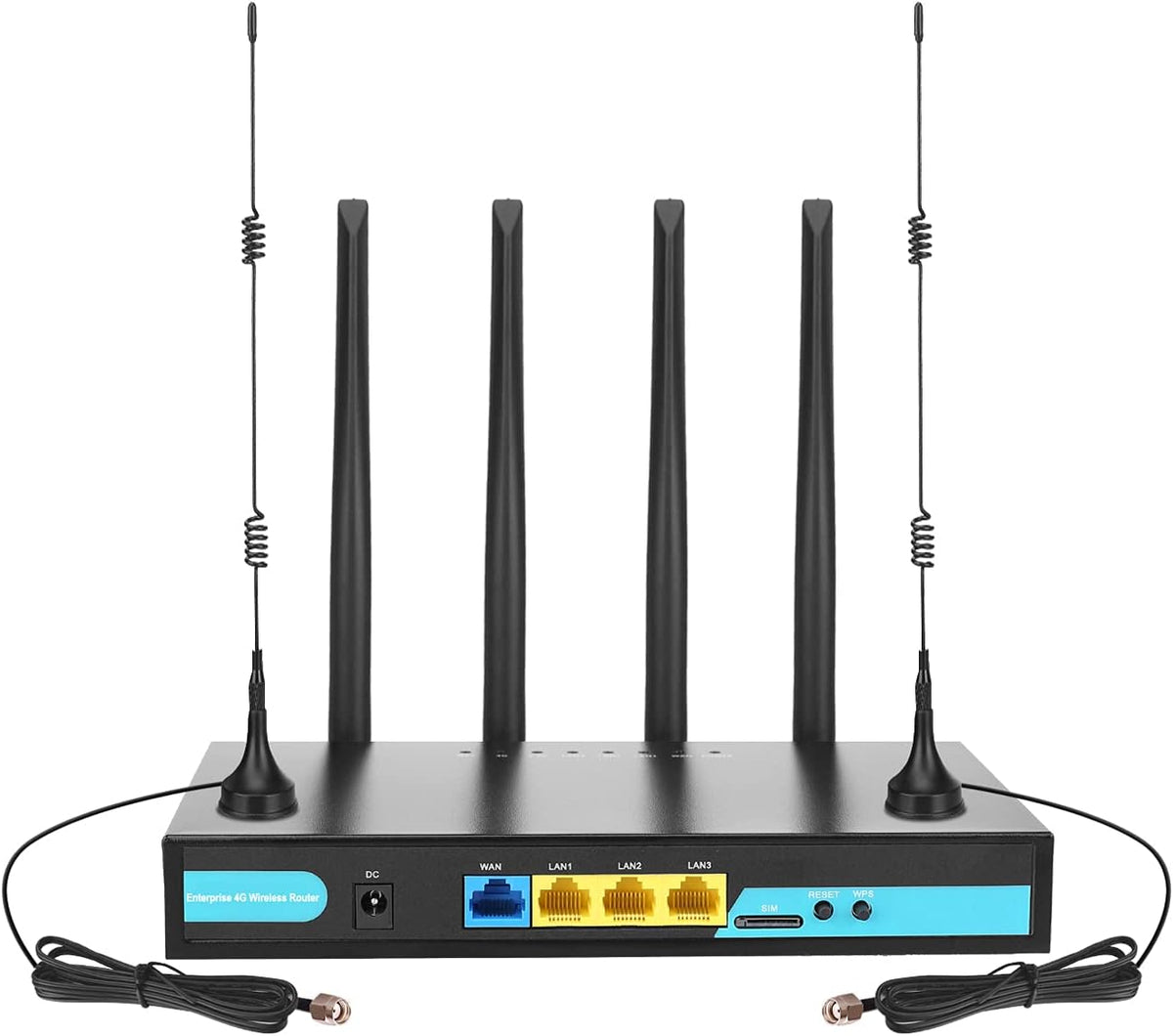 4G LTE Router with SIM Card Slot, Unlocked WiFi Router with External Antennas J700