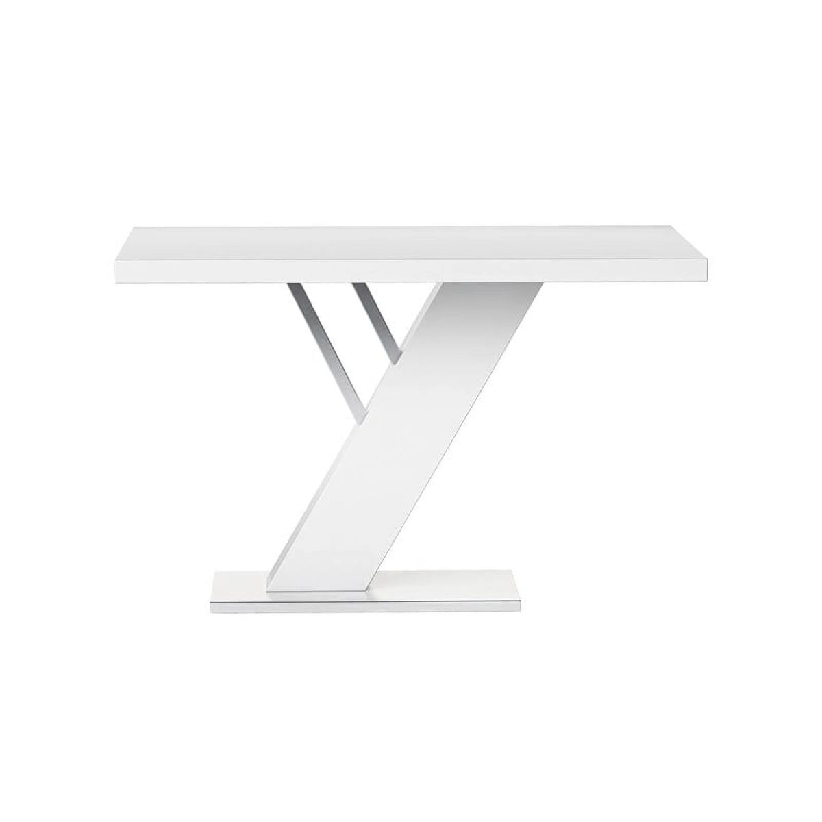 51.2" Steel and Wood Pedestal Dining Table M3071