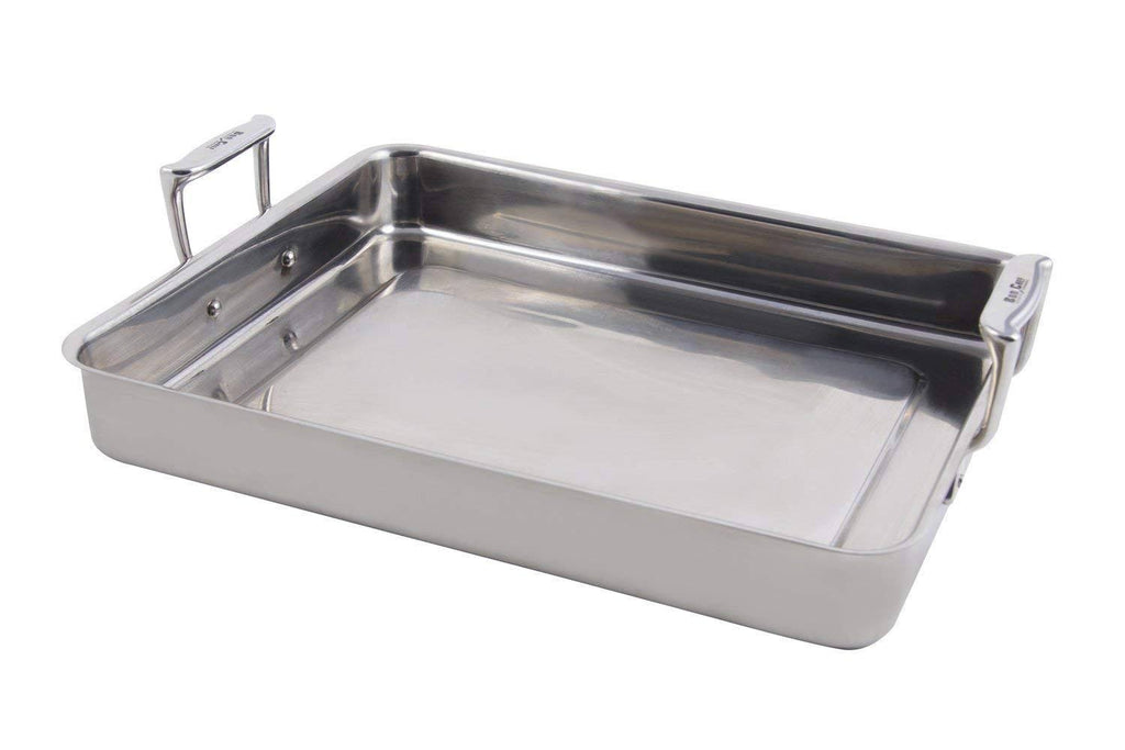 Stainless Steel Food Pan with Handles, 5 Quart D4599