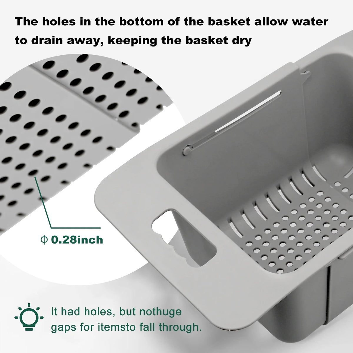 Adjustable Freezer Baskets with Handle A54364