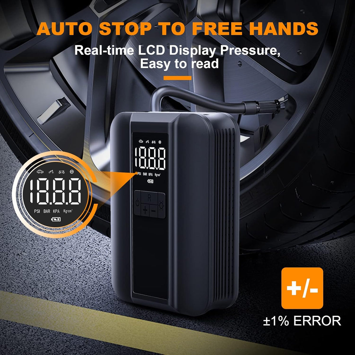 Portable Air Compressor Tire Inflator 150PSI I251522