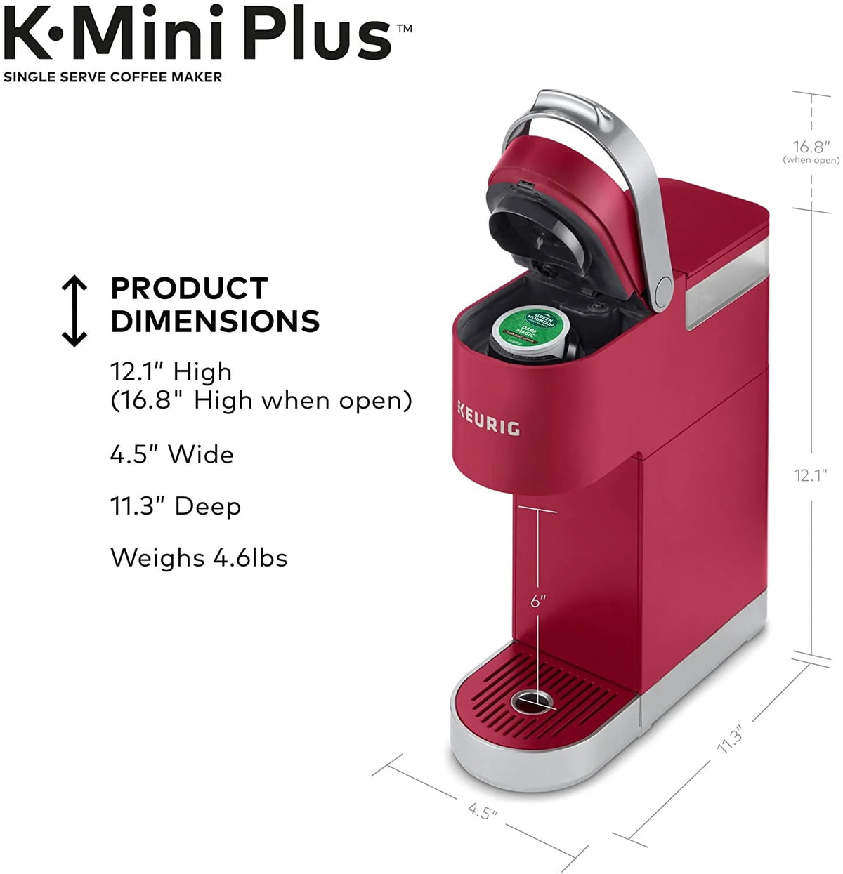 Single Serve K-Cup Pod Coffee Brewer K8177