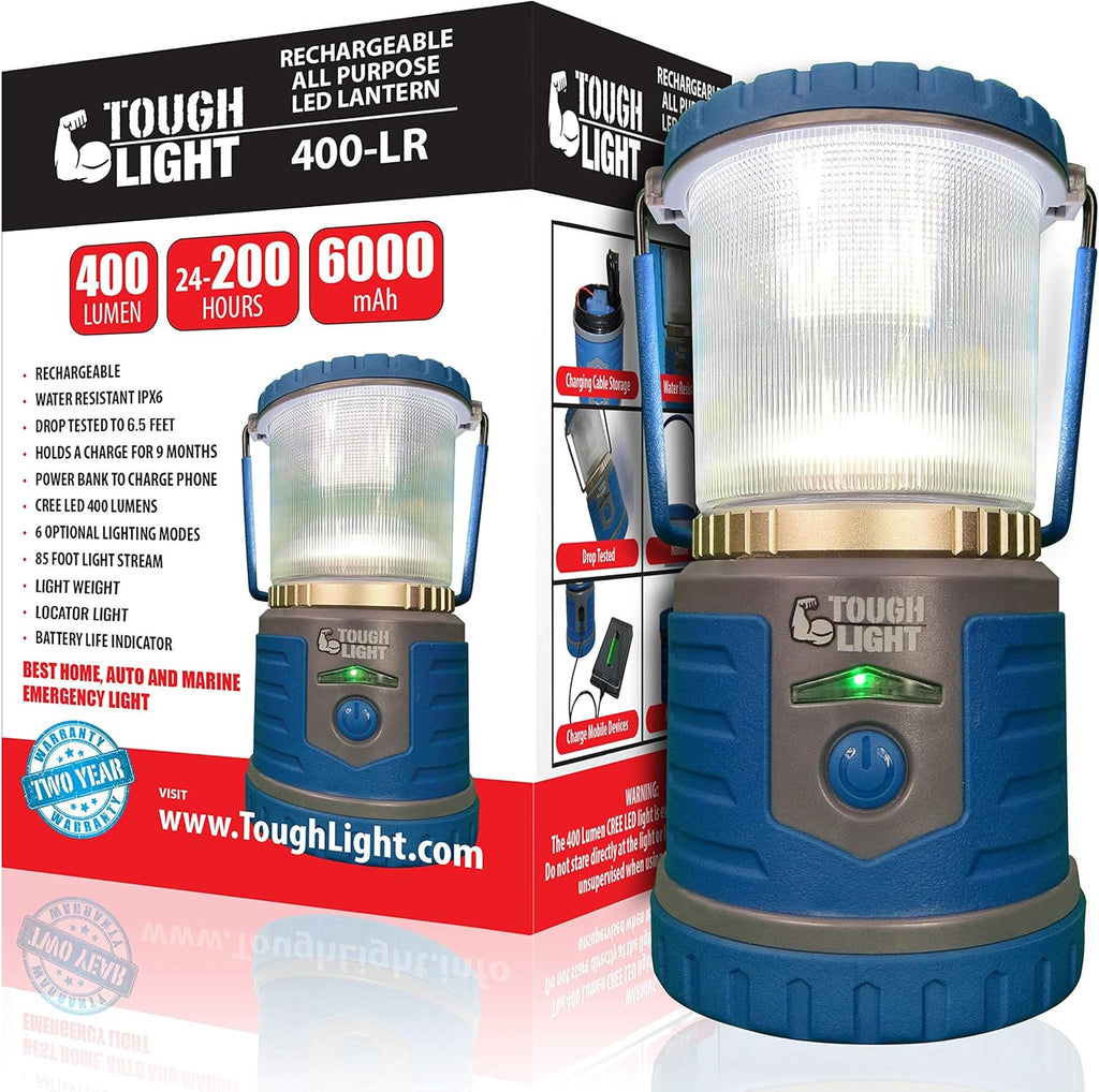 LED Rechargeable Lantern with Cell Phone Charger U23961