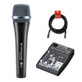 Handheld Dynamic Microphone with Audio Mixer and XLR Cable Q365861