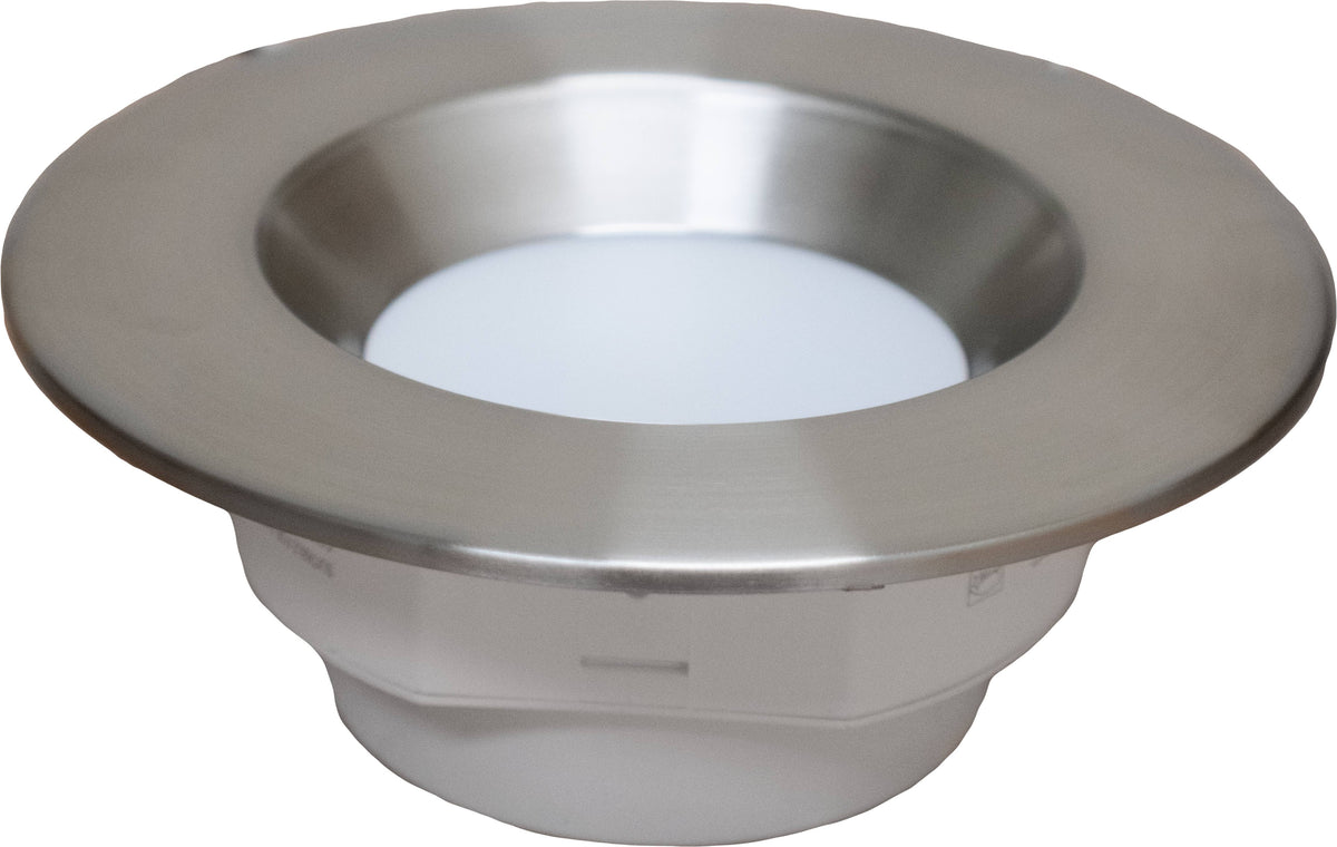 5 Pack Brushed Nickel LED Recessed Downlight Retrofit P524046