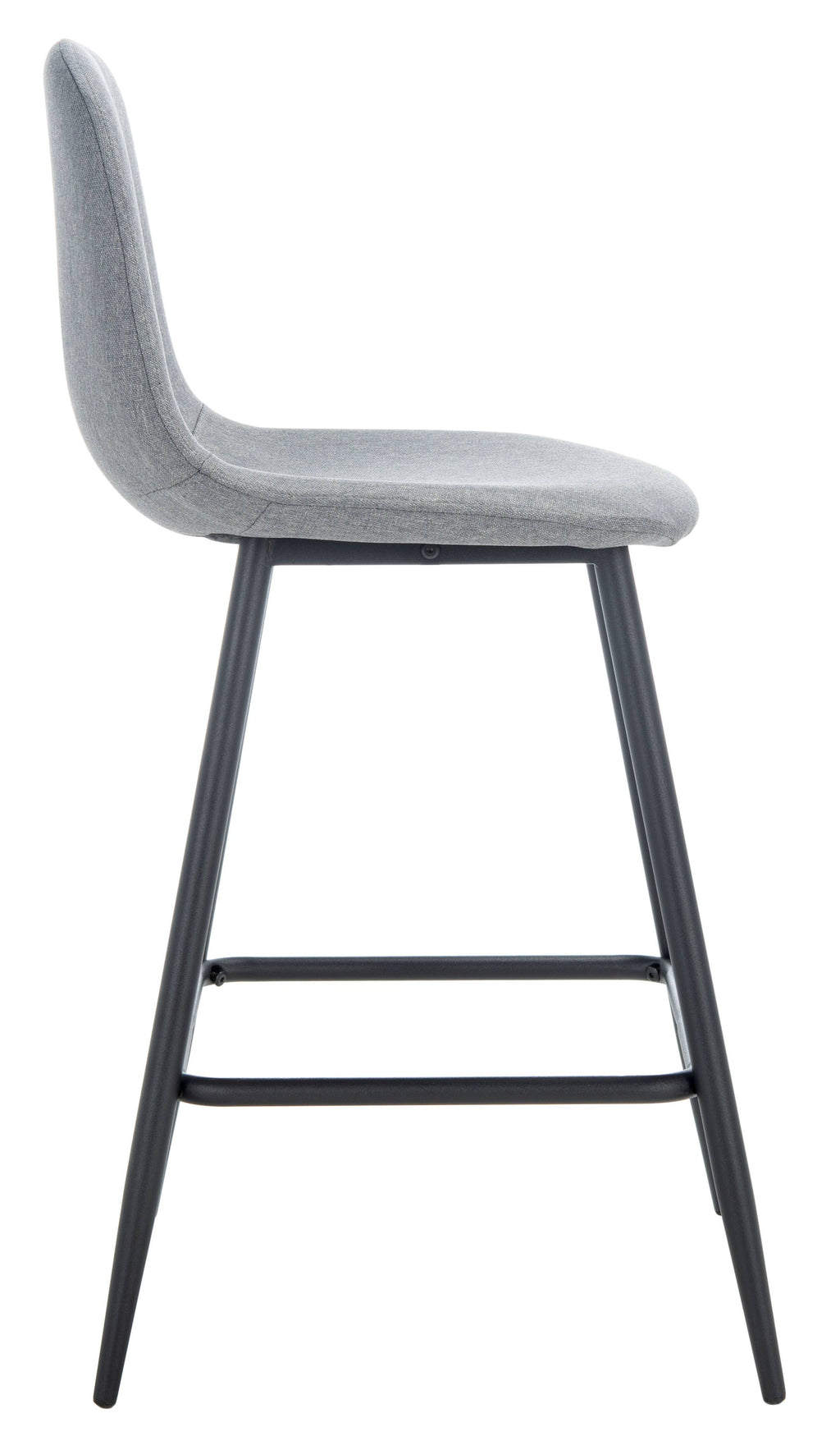 Dark Grey & Natural Counter Stool H989