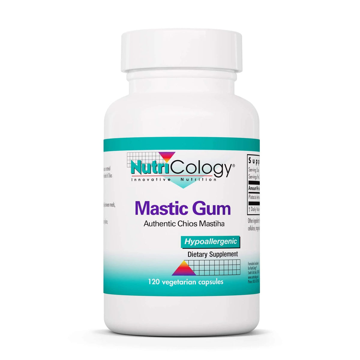 Mastic Gum Vegetarian Capsules 120 Count N1611