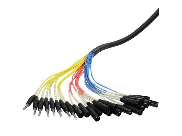 16 Channel 75ft XLR Snake Cable with 1/4 Returns M76492