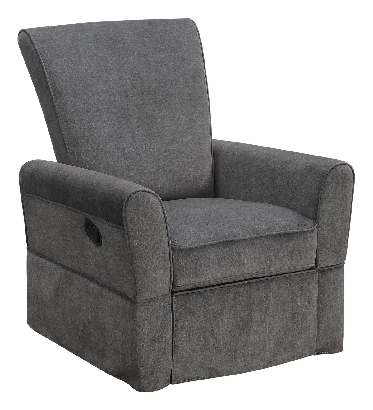 Manual Recliner Glider in Storm Grey R71549