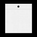 Vacuum Bag with Zipper and Hang Hole, 3 mil, 8 x 12, Clear, 1000/Case H583551