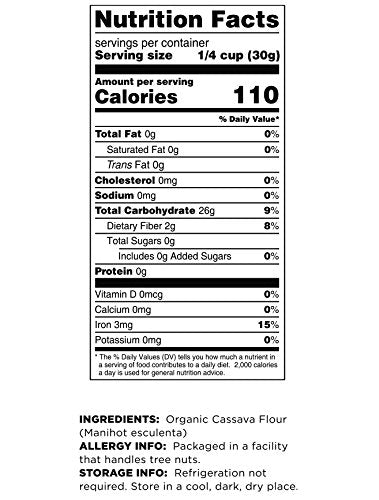 Organic Cassava Flour, 2 Lbs G27137