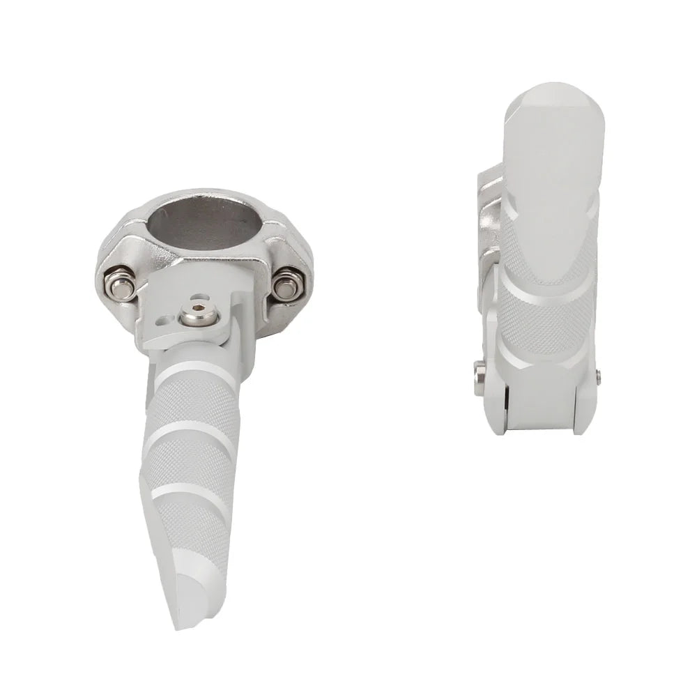 Universal Motorcycle 360 Rotatable Highway Crash Bar Foot Pegs N9318