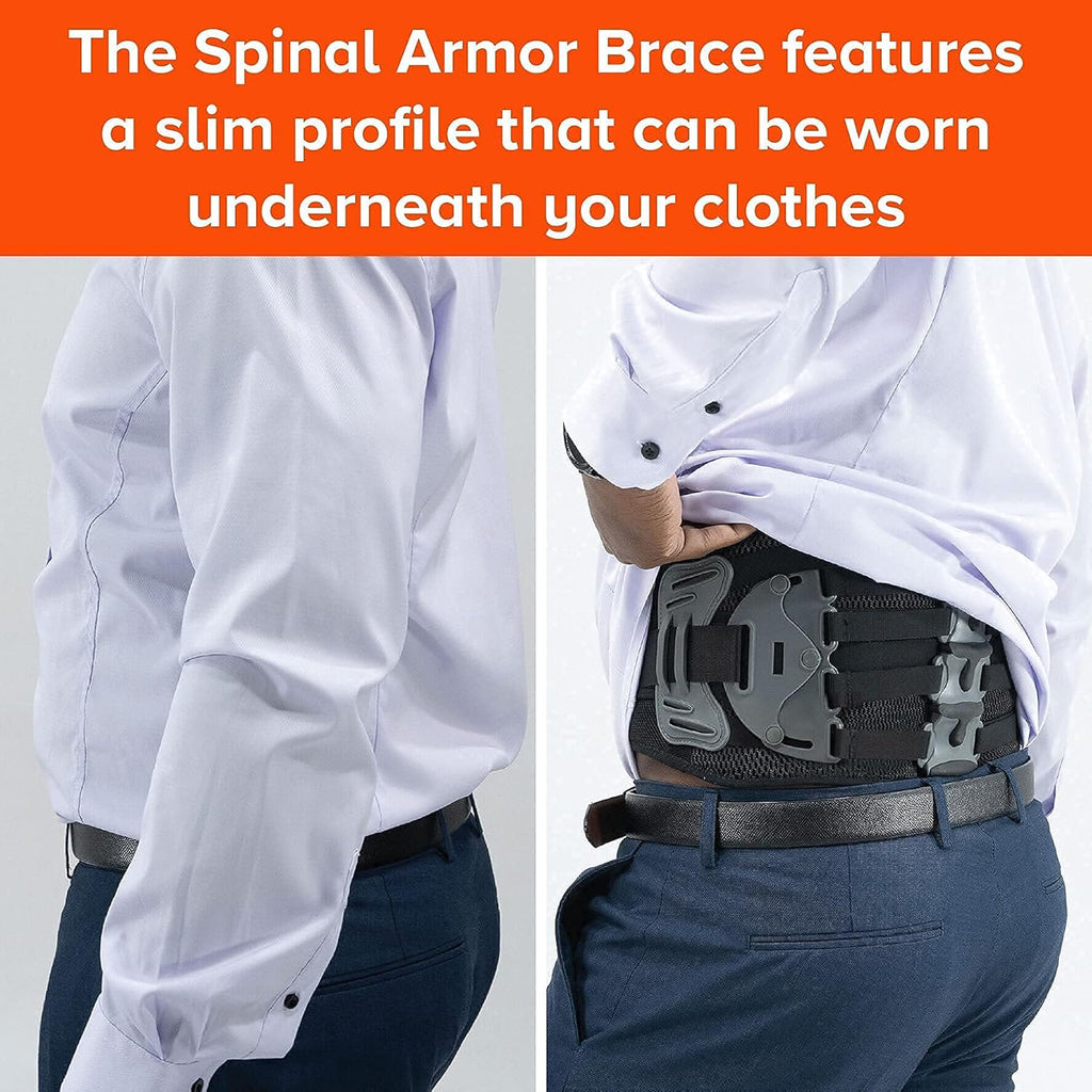 Breathable Adjustable Lumbar Support Back Brace O948551