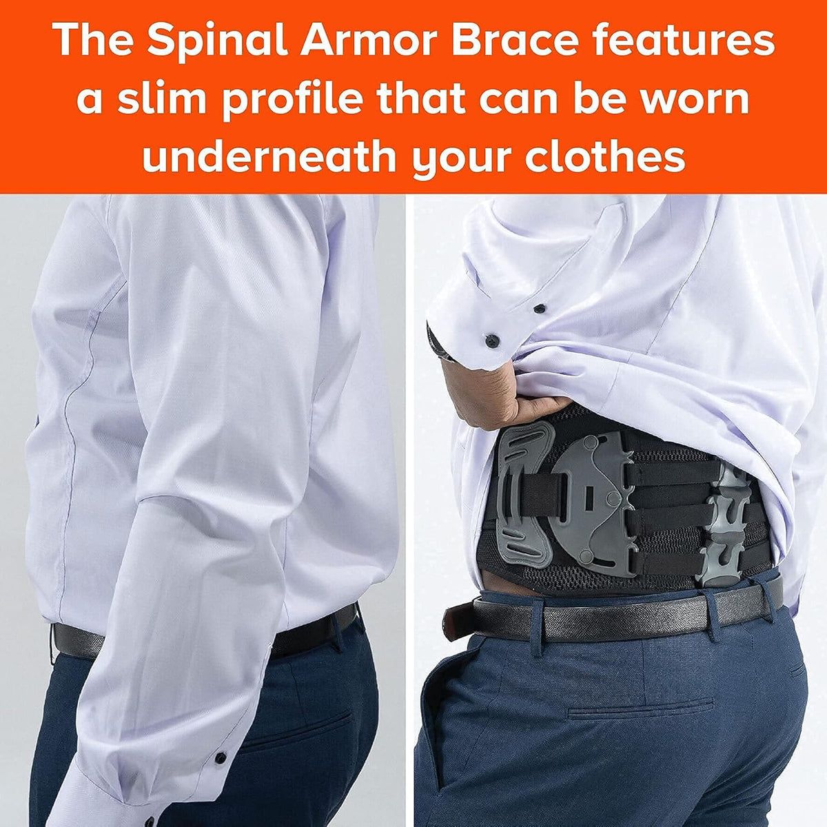 Breathable Adjustable Lumbar Support Back Brace O948551