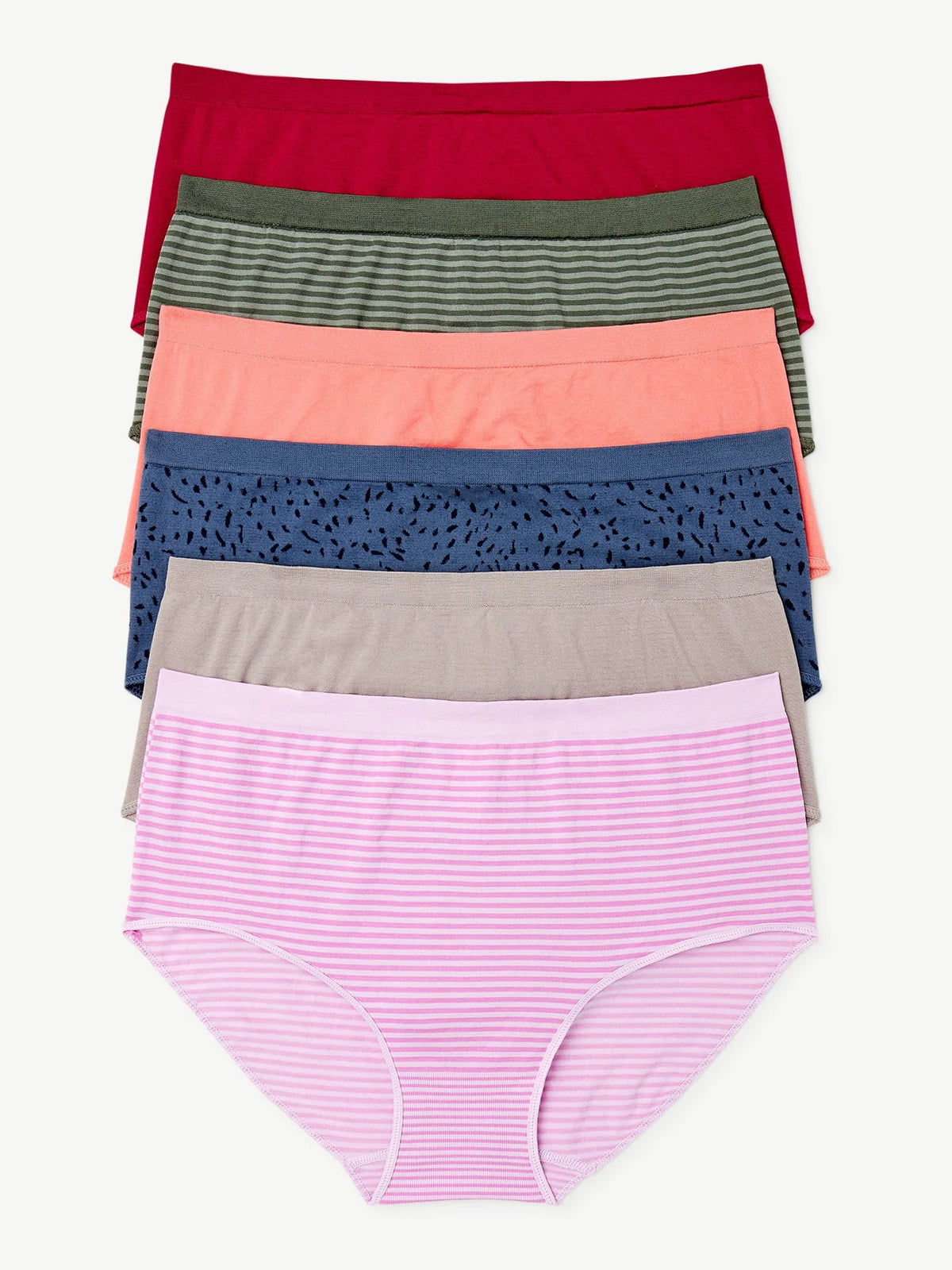 Seamless Brief Panties 6-Pack G8839