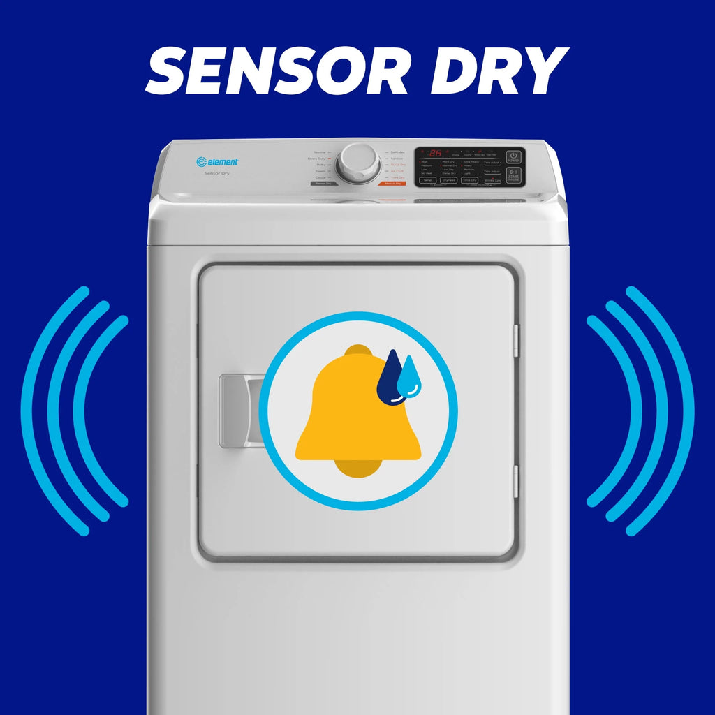 6.7 cu. ft. Front Load Gas Dryer in White E82013