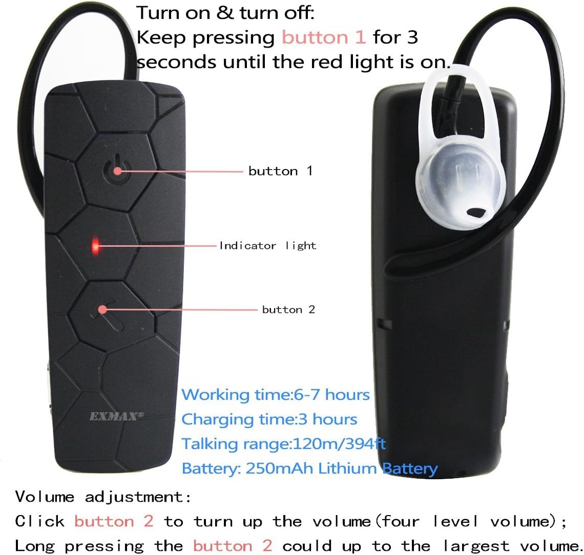 Wireless Tour Guide Monitor System (2 Transmitters 36 Receivers & Charge Case) V39639