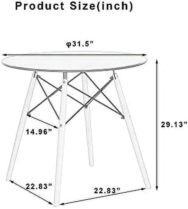 Black Round Dining Table N39106
