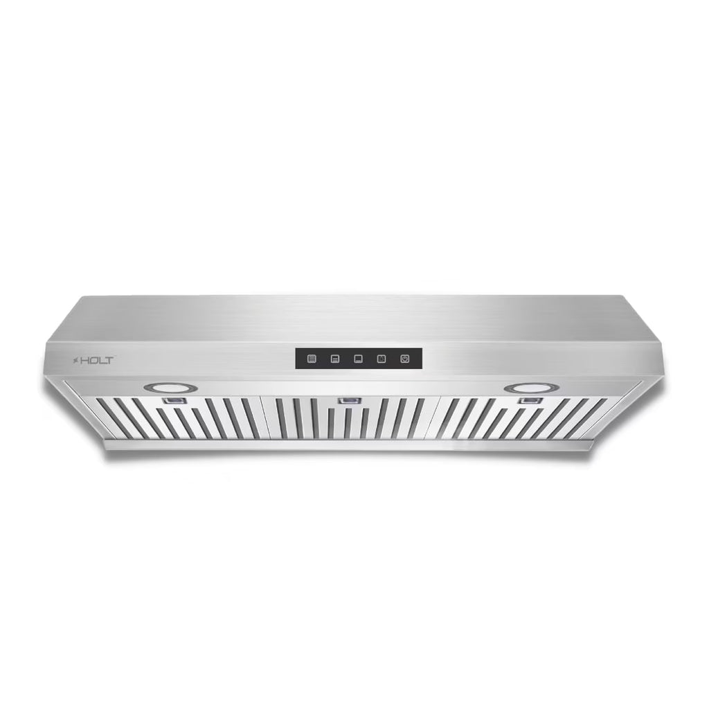 Stainless Steel 30 inch Under Cabinet Range Hood Fan with 3 Speed Soft Touch Control Panel W567