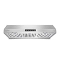 Stainless Steel 30 inch Under Cabinet Range Hood Fan with 3 Speed Soft Touch Control Panel W567