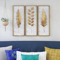 3 Piece Rectangular Metal Wall Decor Set Z477563
