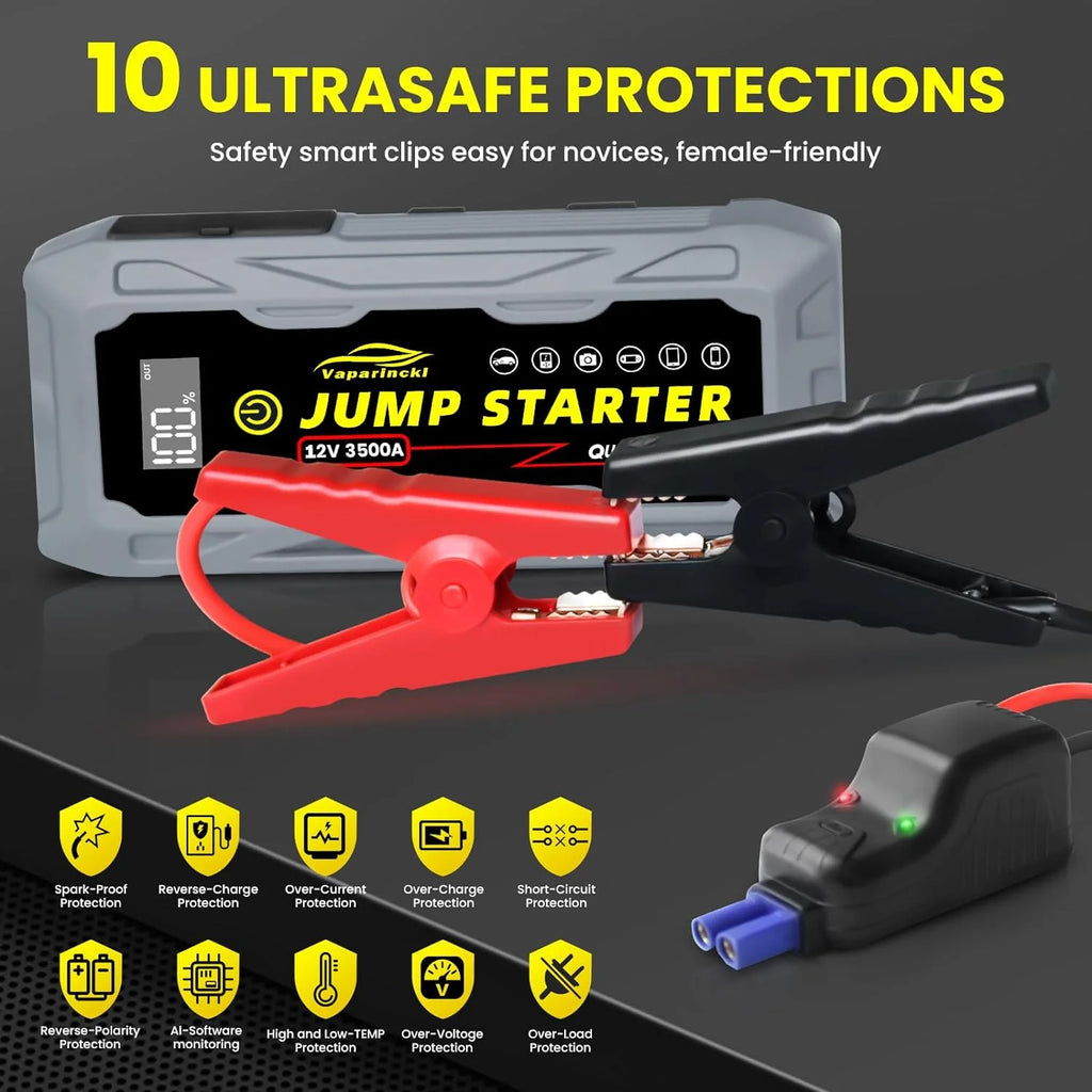 3500A Peak 12V Lithium Jump Starter M975