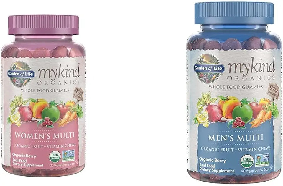 Organic Vegan Gummy Vitamins 120 Count J959