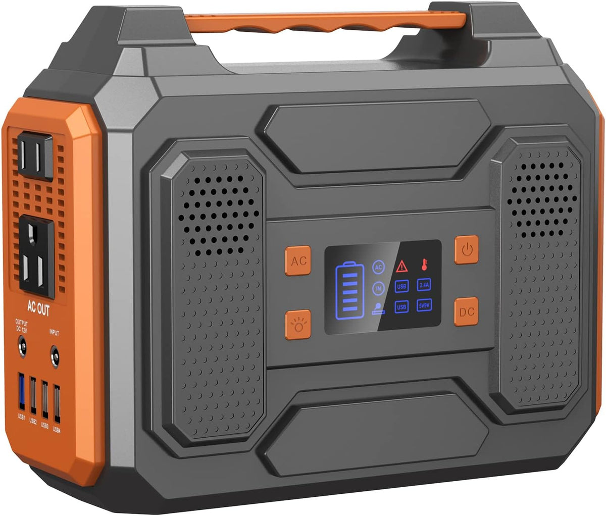 Portable Power Station 300W 280Wh 75000mAh Lithium Battery Backup Power Source with Flashlight D275664
