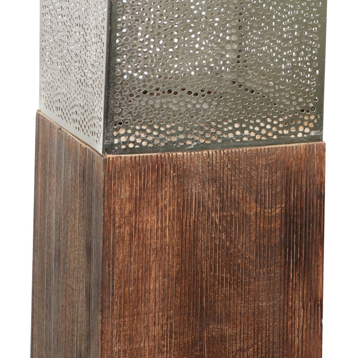 Wood Metal Floor Hurricane R61206