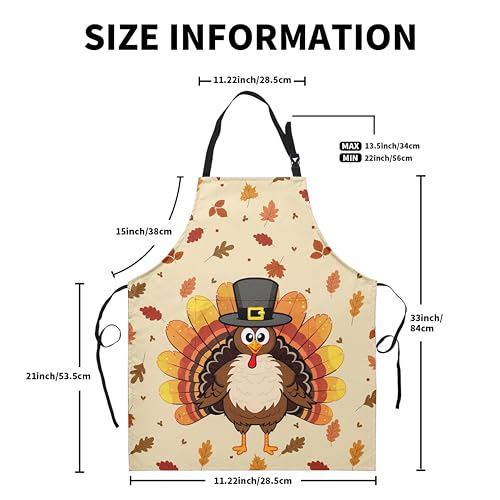 Snowman Cardinal Birds Christmas Kitchen Apron with Adjustable Strap and Two Pockets X695286