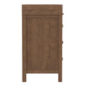 3-Drawer Changer Dresser with Removable Changing Tray Brown F4518