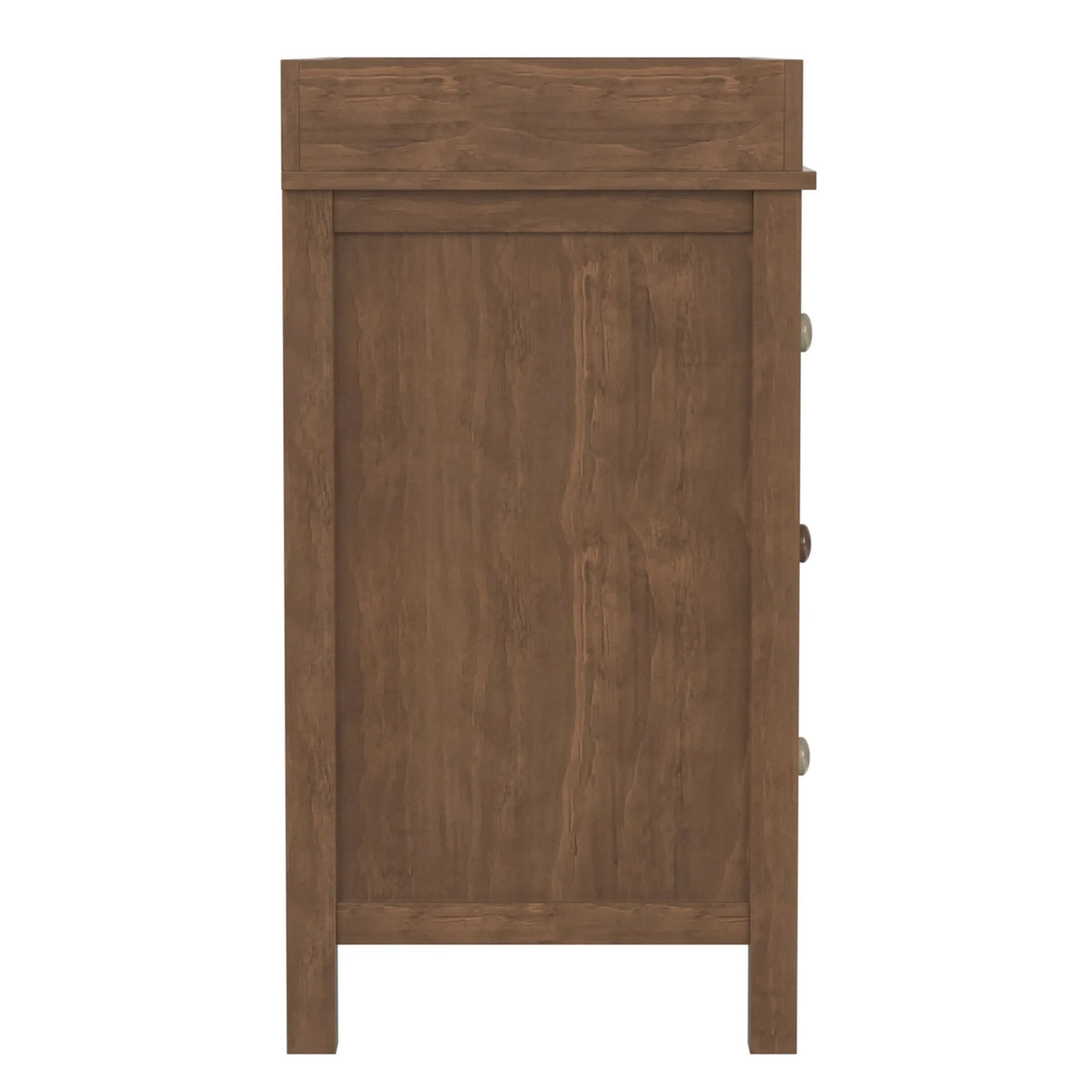 3-Drawer Changer Dresser with Removable Changing Tray Brown F4518