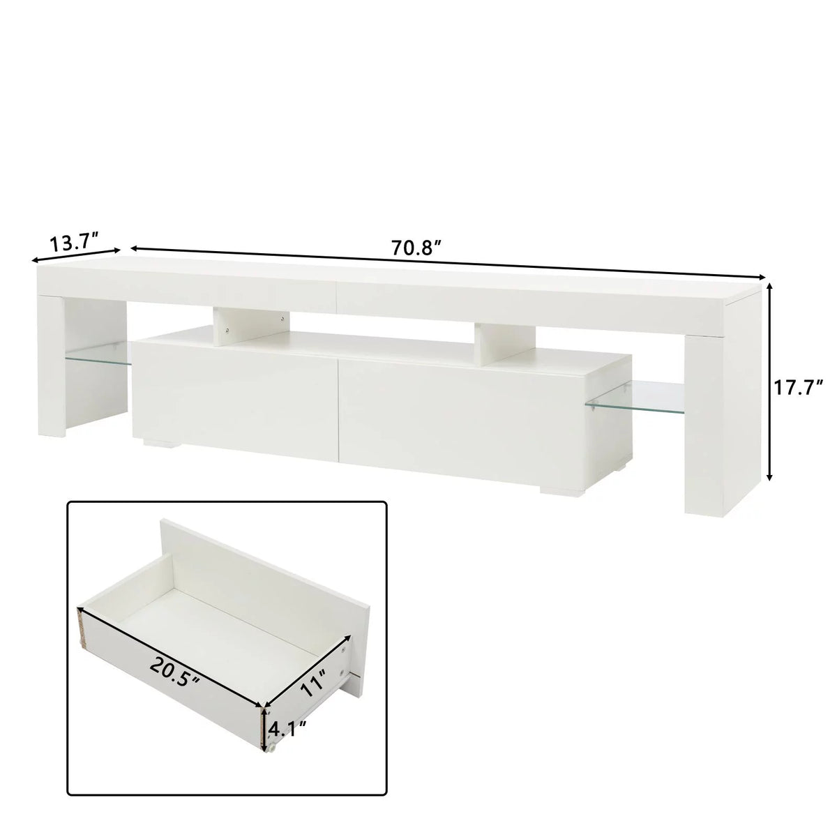 White TV Stand T88142
