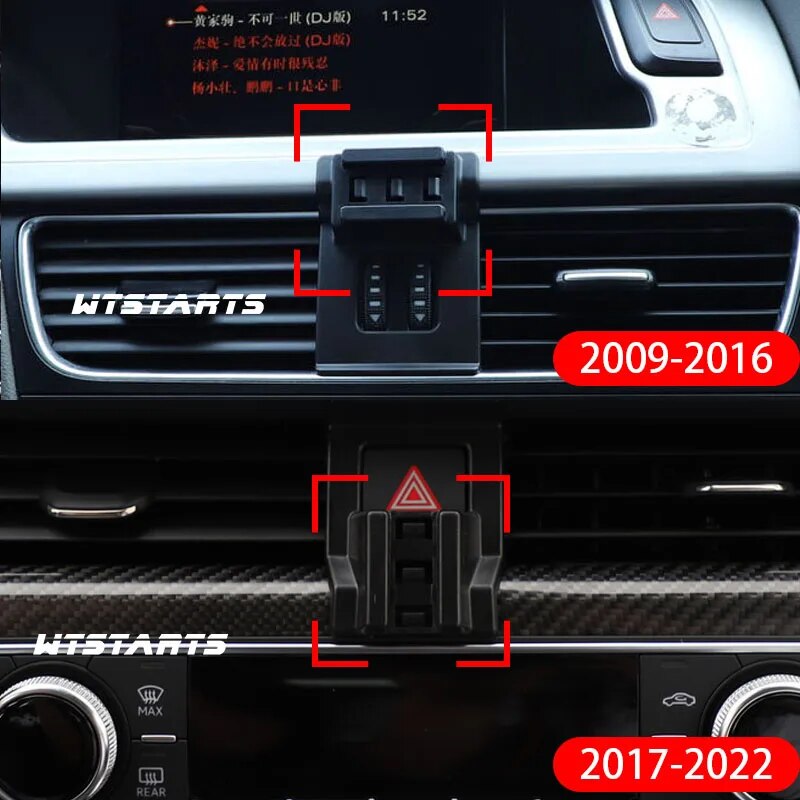 Car Phone Holder Mount Stand Adjustable GPS Navigation Mobile Bracket X89857