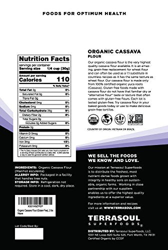 Organic Cassava Flour, 2 Lbs G27137