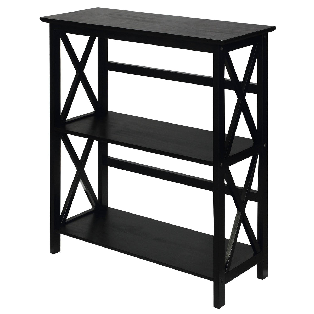 Black 3-Shelf Bookcase J951