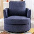 Beige Swivel Barrel Chair Set of 2 M867