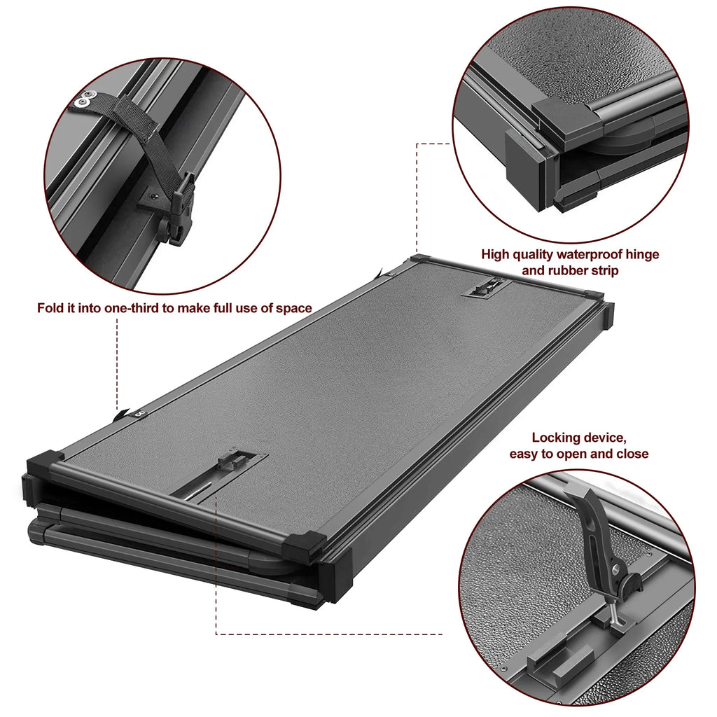 Hard Tri-Fold Truck Bed Tonneau Cover 5FT C592924