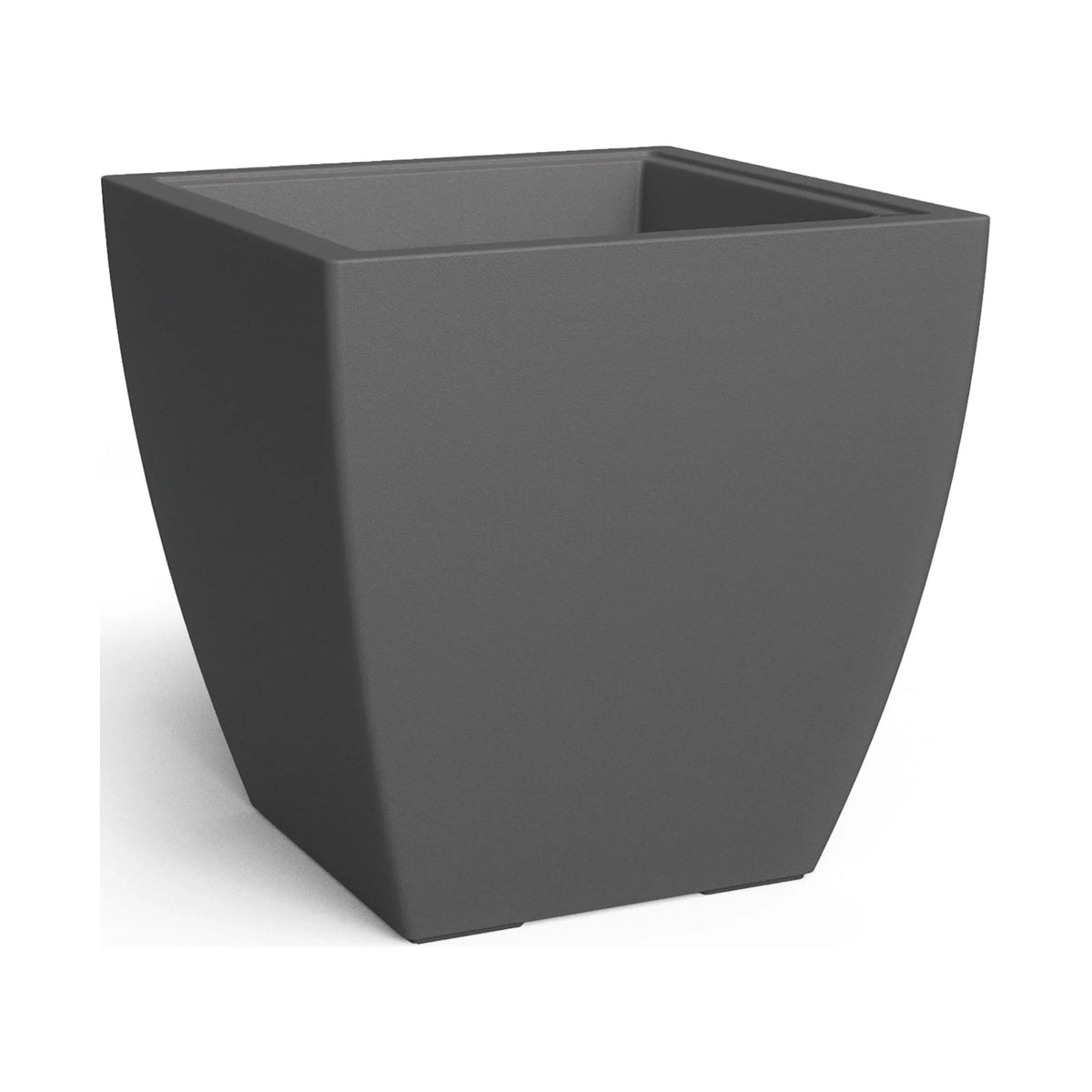 Black 24 in Square Planter Z1010