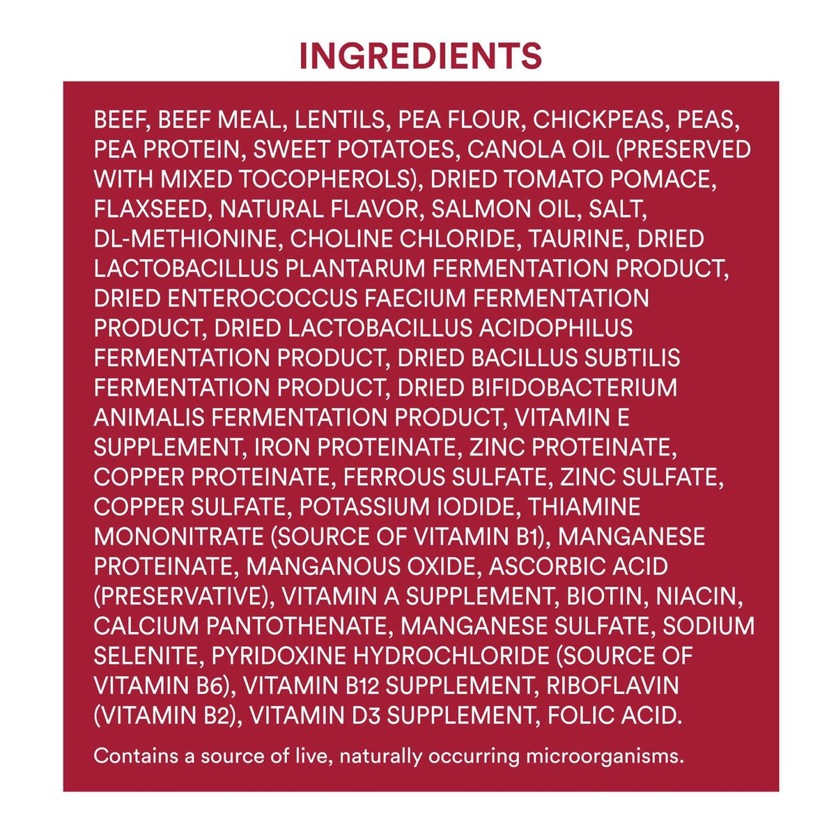 Grain Free Beef & Pea Formula Dry Dog Food R111145