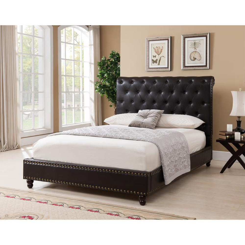 Upholstered Platform Bed C2949