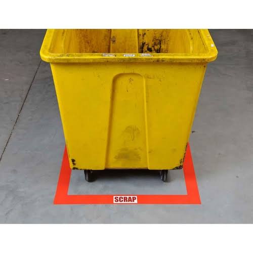 Floor Marking Tape, 3In w, 100 ft. L G9312