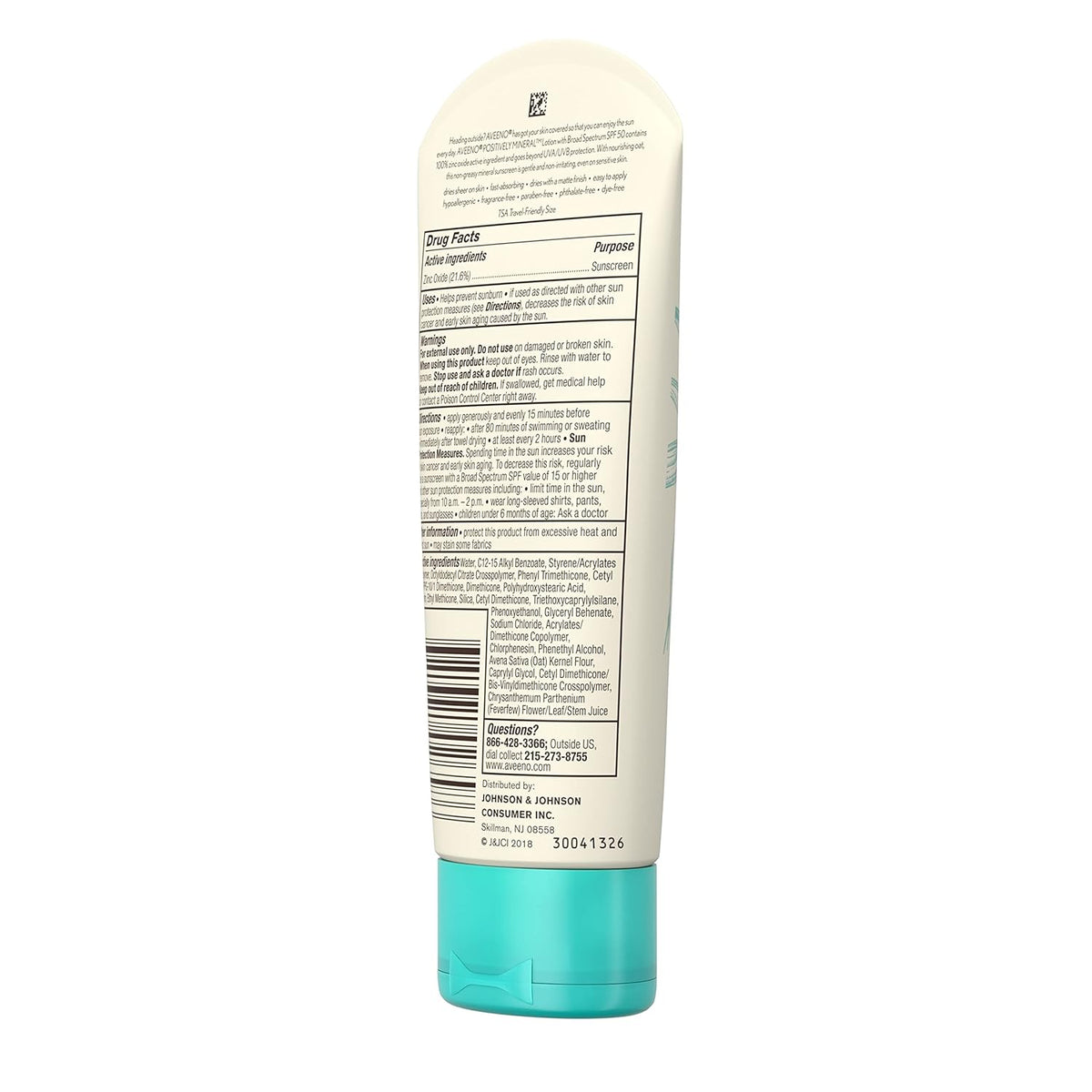 Unscented SPF 50 Mineral Sunscreen Lotion, 3 Fl Oz H507707