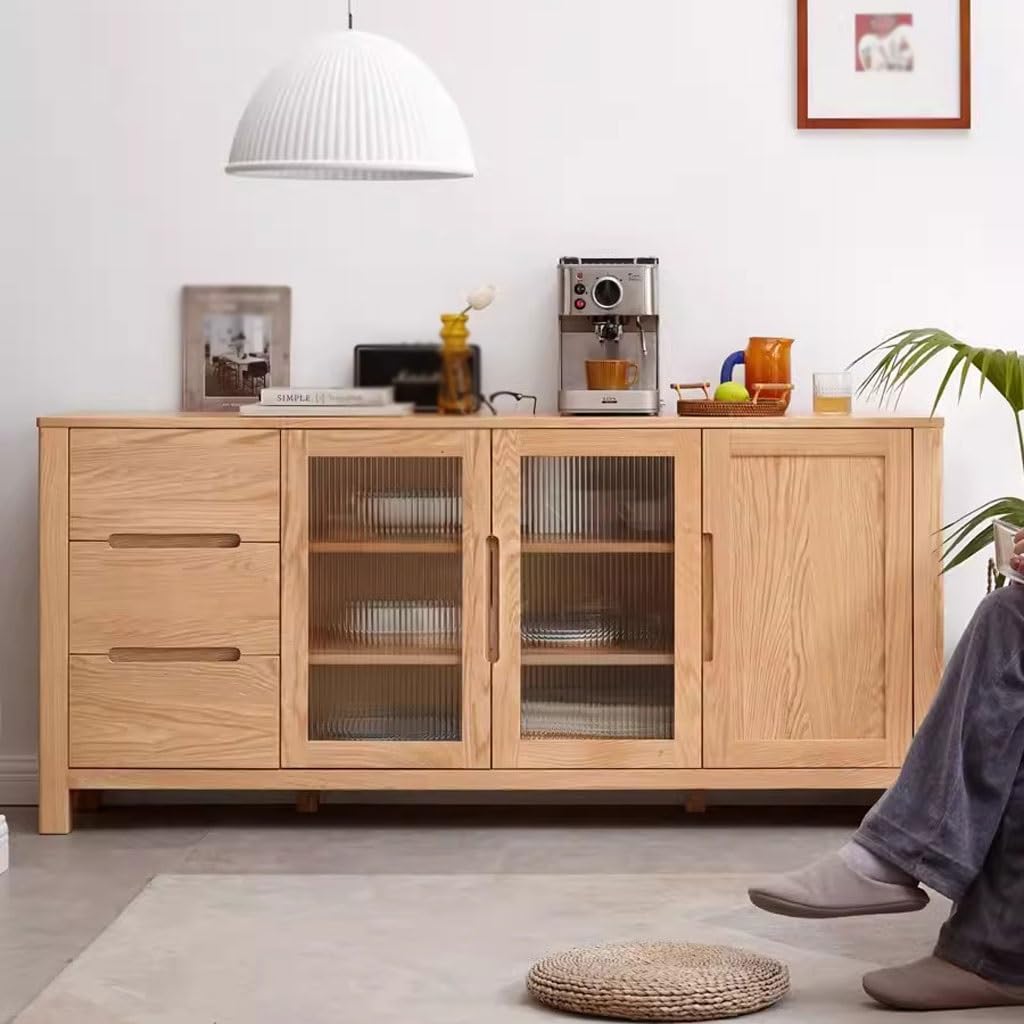 Solid Wood Sideboard Cabinet R385