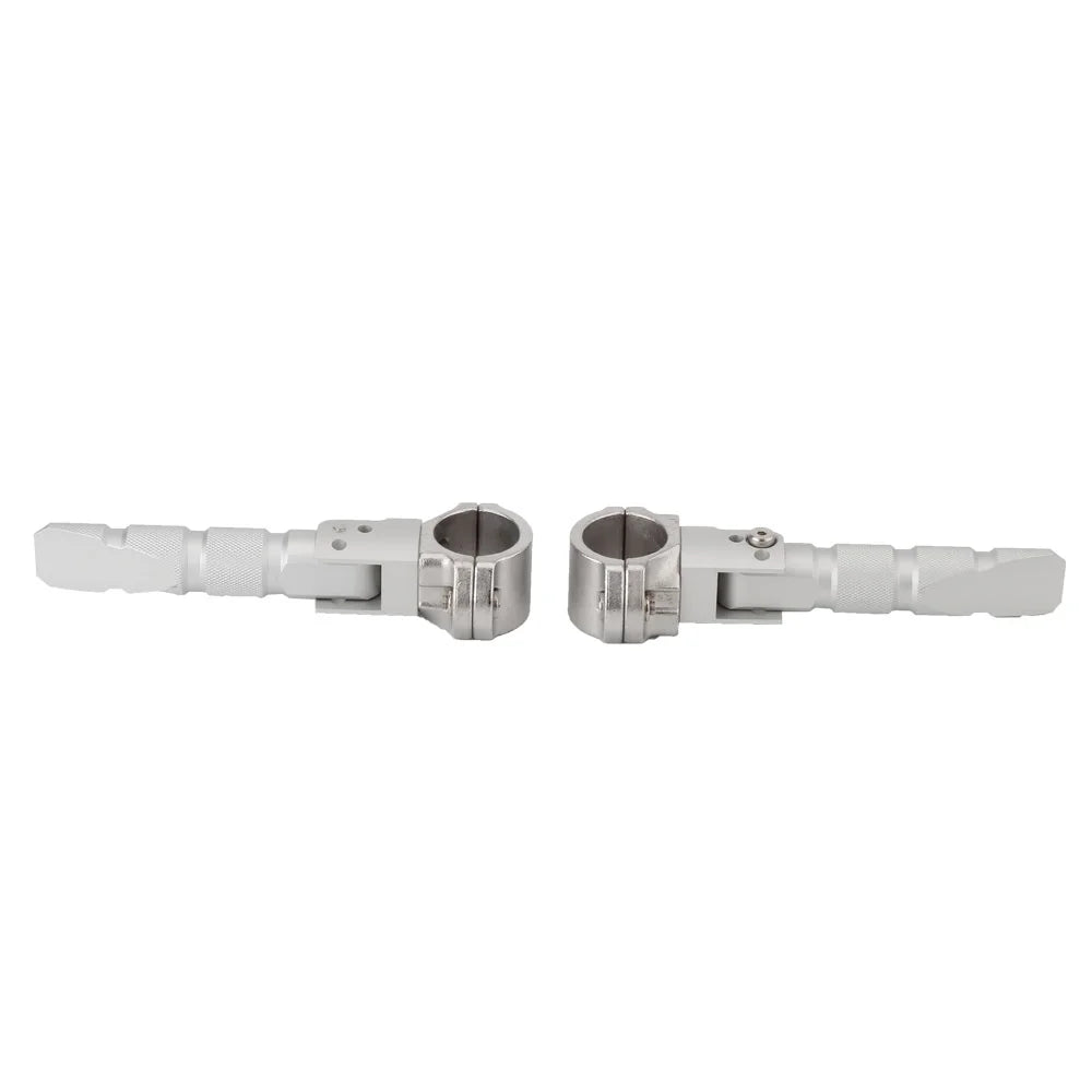 Universal Motorcycle 360 Rotatable Highway Crash Bar Foot Pegs N9318