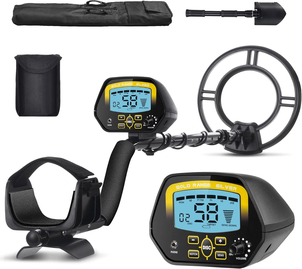 Waterproof Metal Detector with LCD Display and 10" Coil S98028
